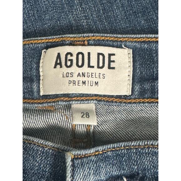 AGOLDE Sophie High Rise Distressed Skinny Jeans in Kansas City Size 28 - Picture 7 of 13